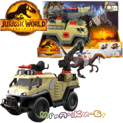 Jurassic World Dominion Capture 'N Crush Truck Камион с динозавър GWD66